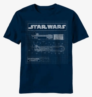 Lightsaber Schematics T-shirt - Star Wars #1364370