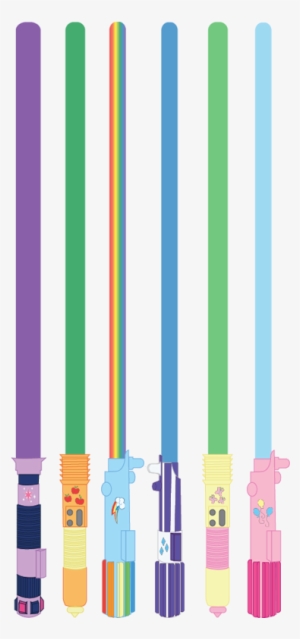 Mane 6's Lightsabers By Stu-artmcmoy17 On Deviantart - Equestria Girls Star Wars Art #1364535