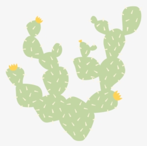 Prickly Pear Cactus Wall Decal - Cactus #1365366