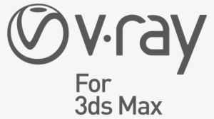 V Ray For 3dsmax Logo Grey Png - V-ray 3 For 3ds Max Upgrade ( #1365719