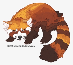 Red Panda - Cartoon #1365799