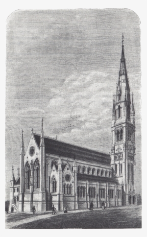 Patrick's Church Drawing 1871 - Church Of St Patrick Dungannon #1366498