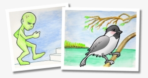 Experimenting With Pen & Ink, Watercolors, And Photoshop - Cartoon #1368053