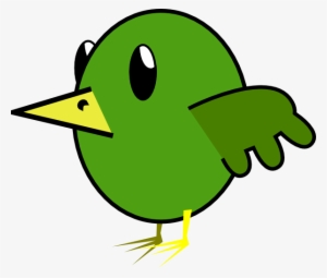 Bird Cartoon Clip Art - Cartoon With No Background #1368305
