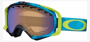 Crowbar Goggle Braided Blue Lime/blue Iridium, One #1368435
