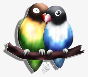 Lovebirds Digital Png - Lovebird Png Art #1368780