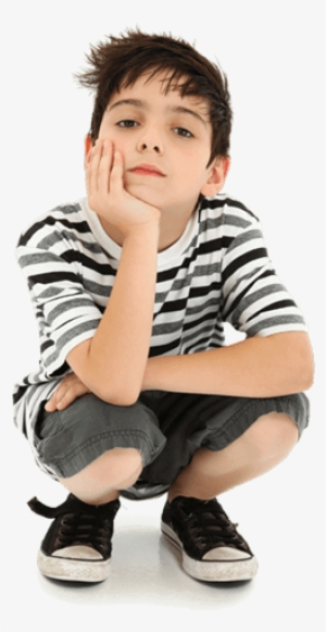 Mad Child Png - Thinking Young Boy #1369426