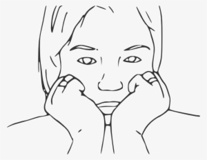 Clipart Freeuse Stock Bored Clipart Bored Woman - Bored Person Drawing #1369644