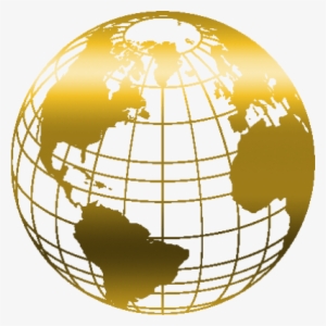 One Of The Best Ways To Build Awareness, Is To Be In - Golden World Globe Png #1369833