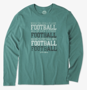 Men's Football Long Sleeve Smooth - T-shirt #1369967