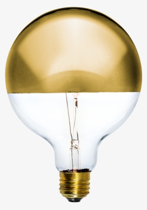 Led Gold Dipped 5" Globe - Incandescent Light Bulb #1370533