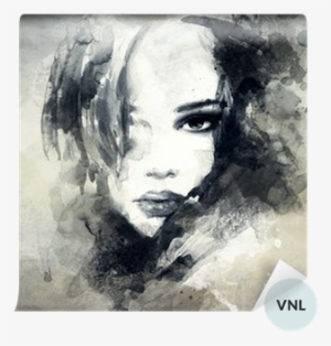 Vinyl Wall Mural Abstract Woman Portrait - There Is A Story Behind Every Person #1370535