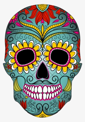 Day Of The Dead Skull Clipart #1370839