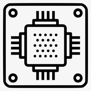 Chip Circuit Ic Microchip Microprocessor Semiconductor - Chip Icon #1371731