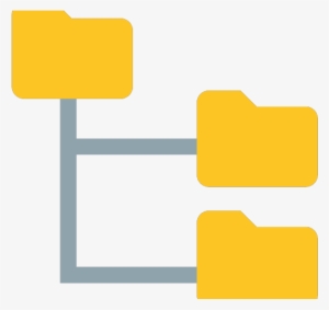 Folders Png Transparent Images - Folder Tree Icon #1372082