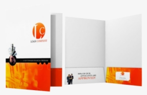 4 X 9 Presentation Folders - 16 Point Presentation Folder W/ Silk Lamination Quantity(1000) #1372424