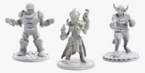 Our Plastic Miniatures Are An Acrylic Plastic Coated - Premium Plastic Hero Forge #1373287