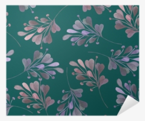 Seamless Pattern With The Watercolor Pink And Purple - Watercolor Painting #1373510