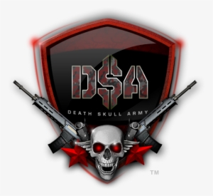 Skull With Gun Logo Png #1373759