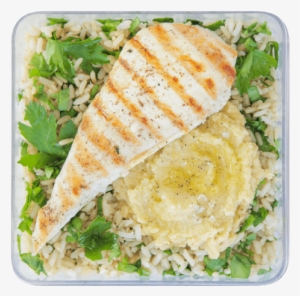 Chicken & Hummus Rice Bowl - Recipe #1374118