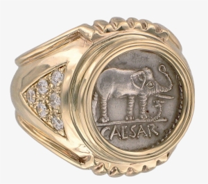 Julius Caesar Coin Ring - Julius Caesar Ring #1375335