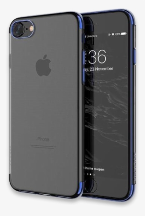 792-gold Plated Ultra Thin Transparent Soft Case For - Iphone 7 #1375371