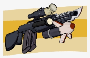 Team Fortress 2 Fan Art - Tf2 Sniper Rifle Bayonet #1375394