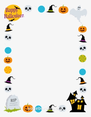 Halloween Border Png Image - Transparent Background Halloween Border #1375437