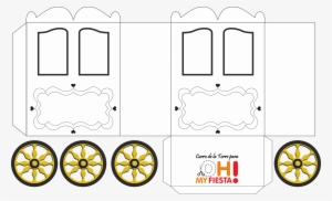 Princess Carriage Shaped Box - Carruajes Para Armar #1375686