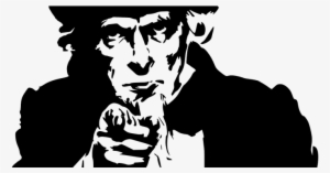 Beware The Ides Of April Tax Day Is Upon Us - Uncle Sam Black And White #1375815