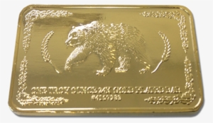 One Troy Ounce 24k Gold Plated Bar #1375859