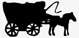 Stagecoach Silhouette At Getdrawings - Silhouette Of A Stage Coach #1376020
