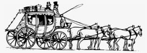 Horses Clipart Coach - Horse Drawn Carriage Clipatt #1376220