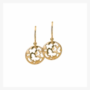 Virtue Keepsake Butterflies Drop Earrings - Yellow #1376243