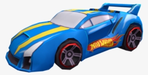 Blue Hot Wheels Quick & Sik 4 - Hot Wheels 2017 Png #1376377