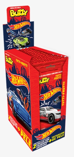 Kit Buzzy Hot Wheels Tutti-frutti - Chewing Gum #1376763