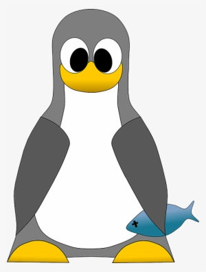 Tux, Penguin, Computer, Linux, Fish, Icon - Fish Clip Art #1377950
