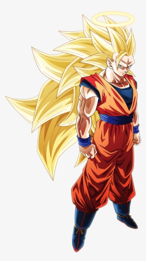 Super Saiyan 3 Goku Png Clip Royalty Free Stock - Super Saiyan 3 Goku Angel #1377992