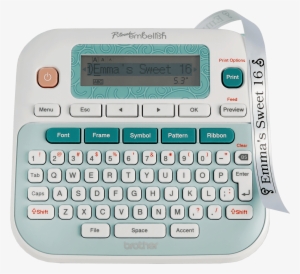 Easily Personalize Satin Ribbon And Decorative Tape - Brother P-touch D210 Handheld Label Printer #1378124