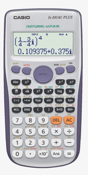 Scientific Calculator Png Transparent Image - Casio Fx 570es Plus #1378384