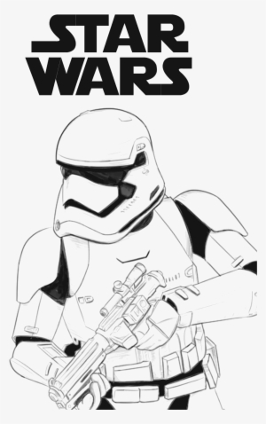 Star Wars - First Order Stormtrooper Coloring Page #1378614