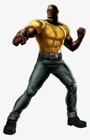 Luke Cage Right Portrait Art - Luke Cage Marvel Png #1379103 Luke Cage Right Portrait Art - Luke Cage Marvel Png #1379103