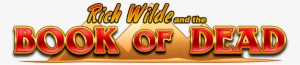 Game Logo Book Of Dead - Book Of Dead Slot Logo #1379357