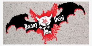 View Larger Image Winged Evil Skull With Horns And - Logo #1379822