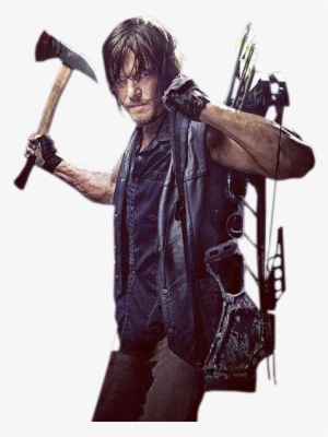Twd Png Transparent Image - Daryl The Walking Dead Png #1379882
