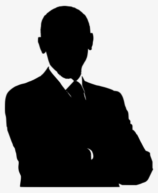 Male-headshot - Silhouette Of President Obama #1379972