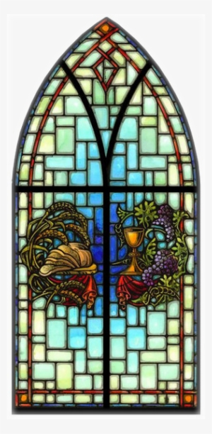 This Double Lancet Window Will Depict The Familiar - Stain Glass Window Png #1381269