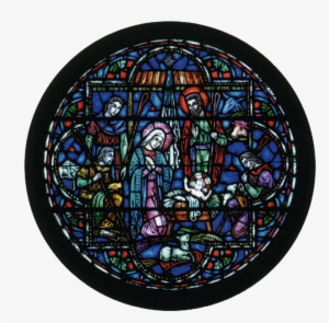 The Circular Rose Window In The West End Of The Main - Stained Glass #1381691