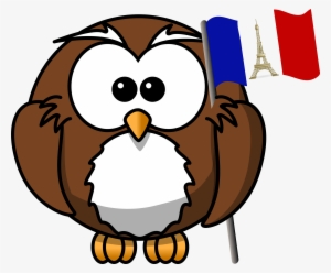 This Free Icons Png Design Of Owl With French Flag #1381712