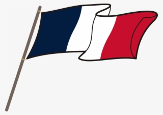 On Monday, We Practised Our French Conversational Skills - Bandeira França Desenho Png #1381730
